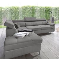 Exxpo - Sofa Fashion Ecksofa, mit Kopf- bzw. Rückenverstellung, wahlweise mit Bettfunktion und Bettkasten