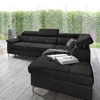Exxpo - Sofa Fashion Ecksofa, mit Kopf- bzw. Rückenverstellung, wahlweise mit Bettfunktion und Bettkasten