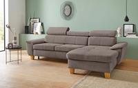 Exxpo - Sofa Fashion Ecksofa, inklusive Kopfteilverstellung, wahlweise mit Bettfunktion und Bettkasten