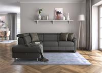 sit&more Hoekbank Freetown L-vorm met verstelbare hoofdsteun en comfortabele binnenvering
