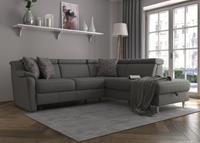 sit&more Hoekbank Freetown L-vorm met verstelbare hoofdsteun en comfortabele binnenvering
