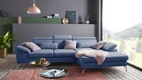 sit&more Hoekbank Scorpio L-vorm inclusief zitdiepteverstelling, naar keuze met verstelbaar hoofdeind