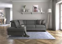 sit&more Hoekbank Freetown met verstelbare hoofdsteun en comfortabele binnenvering
