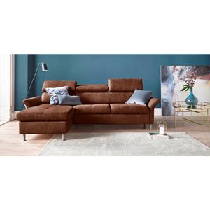 Exxpo - Sofa Fashion Ecksofa, inkl. Kopf- bzw. Rückenverstellung, wahlweise mit Bettfunktion und Bettkasten