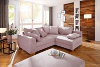 Home affaire Ecksofa Helena Luxus, mit besonders hochwertiger Polsterung für bis zu 140 kg pro Sitzfläche, incl. 2 Nierenkissen und 3 Zierkissen