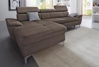 Exxpo - Sofa Fashion Ecksofa, wahlweise mit Bettfunktion und Bettkasten