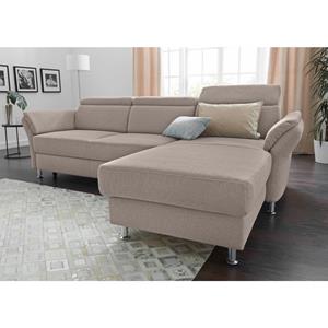 Sit&More Ecksofa, inklusive Kopfteilverstellung, wahlweise mit Bettfunktion und Bettkasten