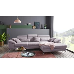 sit&more Hoekbank Scorpio L-vorm inclusief zitdiepteverstelling, naar keuze met verstelbaar hoofdeind