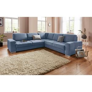 sit&more Hoekbank met binnenvering en zitdiepteverstelling, naar keuze met slaapfunctie en bedkist