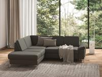 sit&more Hoekbank Padua L-vorm inclusief zitdiepteverstelling, armleuning en binnenvering