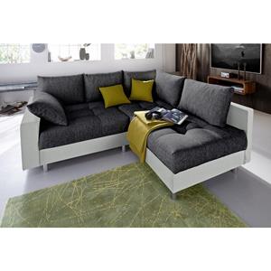 Collection Ab Ecksofa, mit Federkern und zusätzlichem Hocker