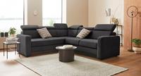 Sit&More Ecksofa Bologna, inklusive Kopfteilverstellung und Federkern, wahlweise mit Bettfunktion und Schubkasten