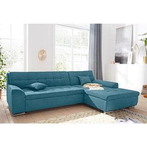 DOMO collection Hoekbank Aversa optioneel met bedfunctie