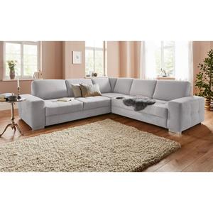 sit&more Hoekbank met binnenvering en zitdiepteverstelling, naar keuze met slaapfunctie en bedkist