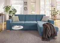 sit&more Hoekbank Quincy L-vorm naar keuze met slaapfunctie en bedkist