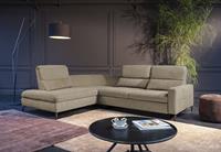 Ada Trendline Ecksofa Louis, Breite 286 cm, inkl. Rückenlehnenverstellung, wahlweise mit Bettfunktion