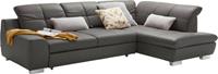 Set one by Musterring Ecksofa »SO1200«, Ottomane links oder rechts bestellbar, wahlweise mit Bettfunktion