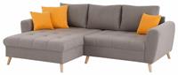 Home affaire Ecksofa »Jordsand«, mit feiner Steppung und vielen losen Kissen