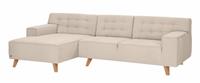 Tom Tailor Ecksofa »NORDIC CHIC«, mit Recamiere, im Retrolook, Füße Buche natur