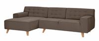 Tom Tailor Ecksofa »NORDIC CHIC«, mit Recamiere, im Retrolook, Füße Buche natur