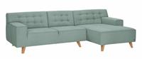 Tom Tailor Ecksofa »NORDIC CHIC«, mit Recamiere, im Retrolook, Füße Buche natur