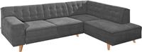 Tom Tailor Ecksofa »NORDIC CHIC«, mit Ottomane, wahlweise mit Sitzvorzug, Füße Buche natur