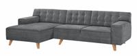 Tom Tailor Ecksofa »NORDIC CHIC«, mit Recamiere, im Retrolook, Füße Buche natur