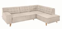 Tom Tailor Ecksofa »NORDIC CHIC«, mit Ottomane, wahlweise mit Sitzvorzug, Füße Buche natur