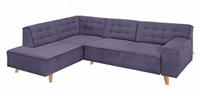 Tom Tailor Ecksofa »NORDIC CHIC«, mit Ottomane, wahlweise mit Sitzvorzug, Füße Buche natur