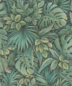 Noordwand Botanica Behang met grote bladeren 33304