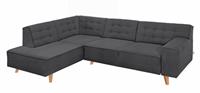 Tom Tailor Ecksofa »NORDIC CHIC«, mit Ottomane, wahlweise mit Sitzvorzug, Füße Buche natur