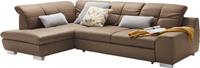 Set one by Musterring Ecksofa »SO1200«, Ottomane links oder rechts bestellbar, wahlweise mit Bettfunktion
