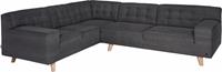 Tom Tailor Ecksofa »NORDIC CHIC«, im Retrolook, Füße Buche natur