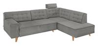 Tom Tailor Ecksofa »NORDIC CHIC«, mit Ottomane, wahlweise mit Sitzvorzug, Füße Buche natur