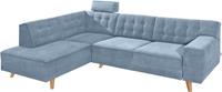 Tom Tailor Ecksofa »NORDIC CHIC«, mit Ottomane, wahlweise mit Sitzvorzug, Füße Buche natur