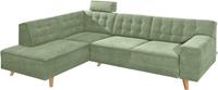 Tom Tailor Ecksofa »NORDIC CHIC«, mit Ottomane, wahlweise mit Sitzvorzug, Füße Buche natur