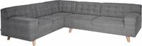 Tom Tailor Ecksofa »NORDIC CHIC«, im Retrolook, Füße Buche natur