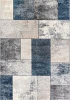 Yomonda Designteppich Palmas Abstrakt Kurzflor blau Gr. 85 x 150