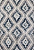 Yomonda Designteppich Palmas Abstrakt Kurzflor blau Gr. 85 x 150