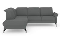 sit&more Hoekbank Fashion L-vorm naar keuze met verstelbare hoofdsteun en uittrekzitting, motorisch