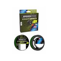 SpiderWire Smooth 8 & Vanish Fluorocarbon Duo Spool - Moss Green/Clear Fluo - 150/50m - 0.11mm/0.30mm - Gevlochten Lijn