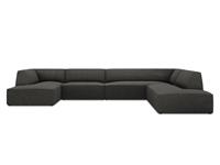 Windsor & Co | U-hoekbank Sao rechts ribstof