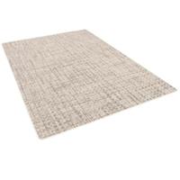 Snapstyle In & Outdoor Teppich Flachgewebe Oslo Karo Modern Teppiche creme Gr. 80 x 160