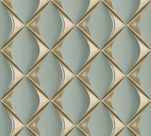living walls Vliestapete "My Home My Spa", 3D-Optik-metallic, Design Tapete 3D Effekt