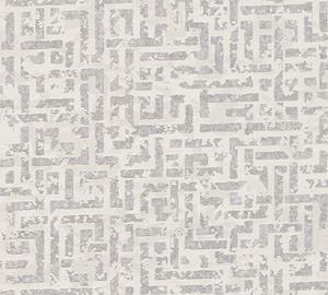 Living walls Vliestapete »My Home My Spa«, strukturiert, geometrisch, grafisch, glänzend, Design Tapete