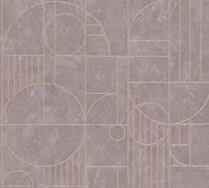 Living walls Vliestapete »My Home My Spa«, strukturiert, geometrisch, grafisch, Motiv, Design Tapete