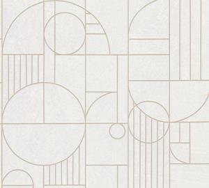 Living walls Vliestapete »My Home My Spa«, strukturiert, geometrisch, grafisch, Motiv, Design Tapete