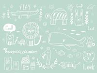 Living walls Kindertapete »The Wall«, glatt, animal print, Motiv, gemustert, Tiere, Löwe, modern