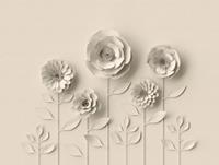 Living walls Fototapete »The Wall«, glatt, 3D-Optik, matt, geblümt, Blume, modern