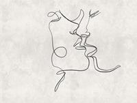 Living walls Fototapete »The Wall«, glatt, abstrakt, bedruckt, Motiv, modern, grau